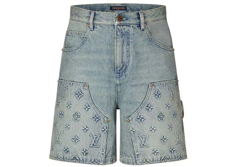 louis vuitton denim shorts.